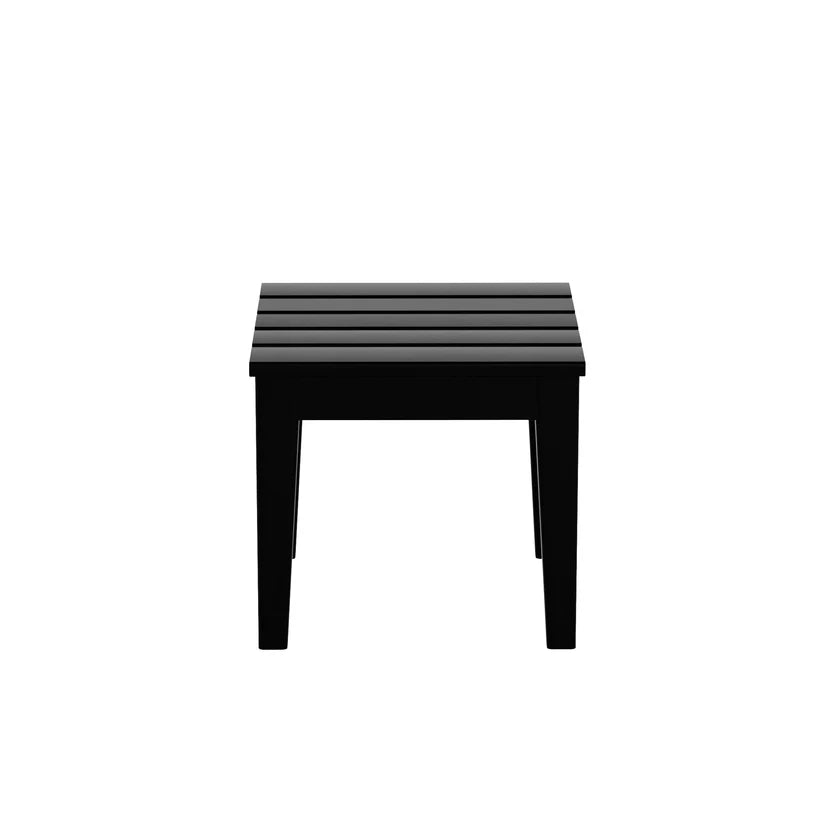 Tuscany All-Weather Outdoor Square Side Table (17" Height) Black Seahawk Designs Patio Side Tables