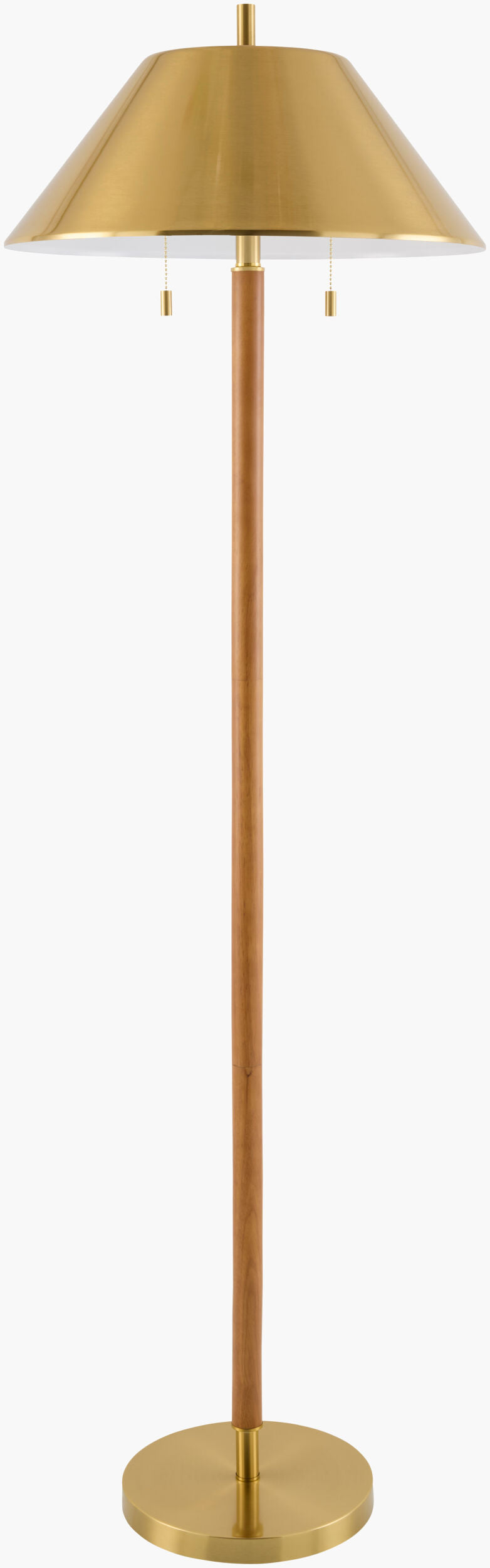 Baldor Accent Floor Lamp — Metallic - Brass