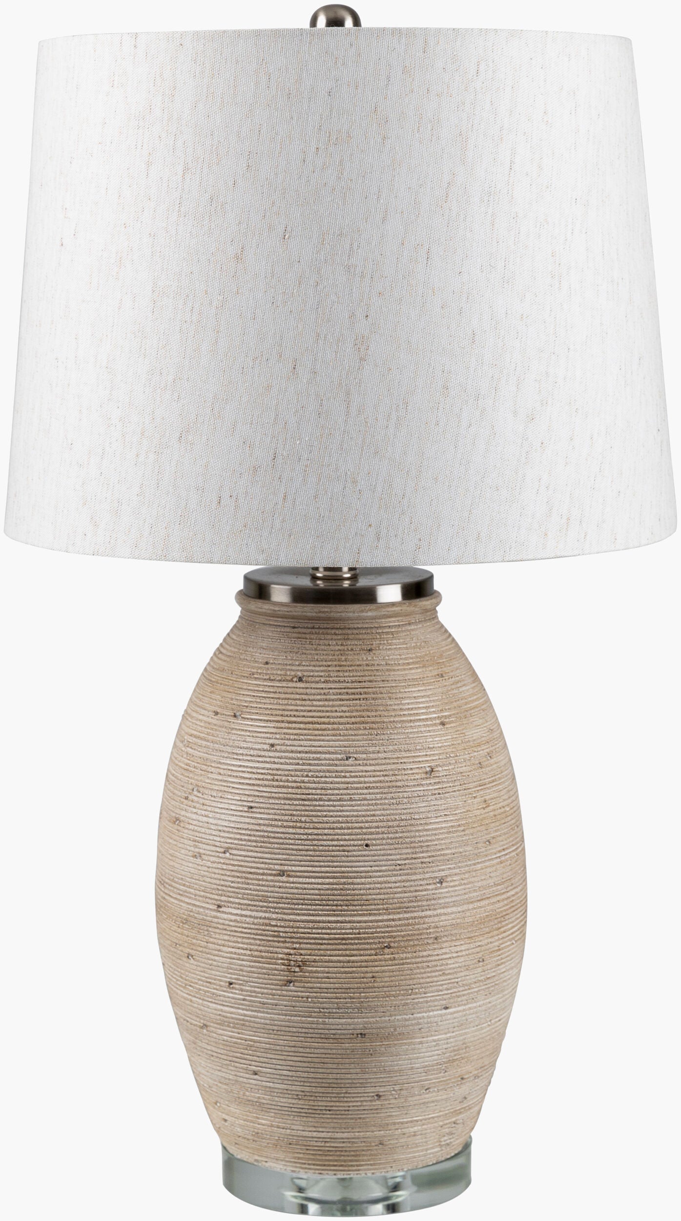 Brillo Accent Table Lamp — Beige