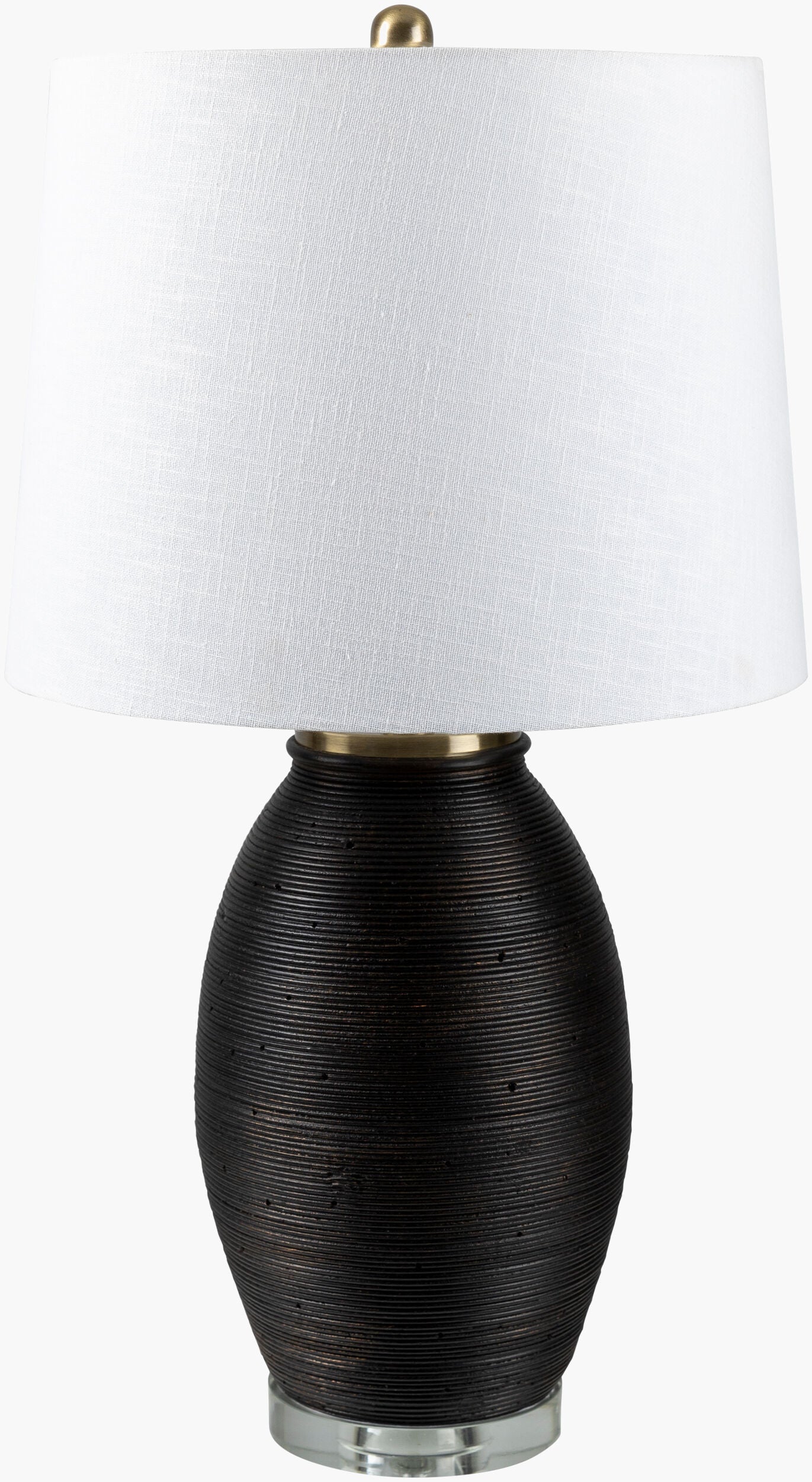 Brillo Accent Table Lamp — Brown
