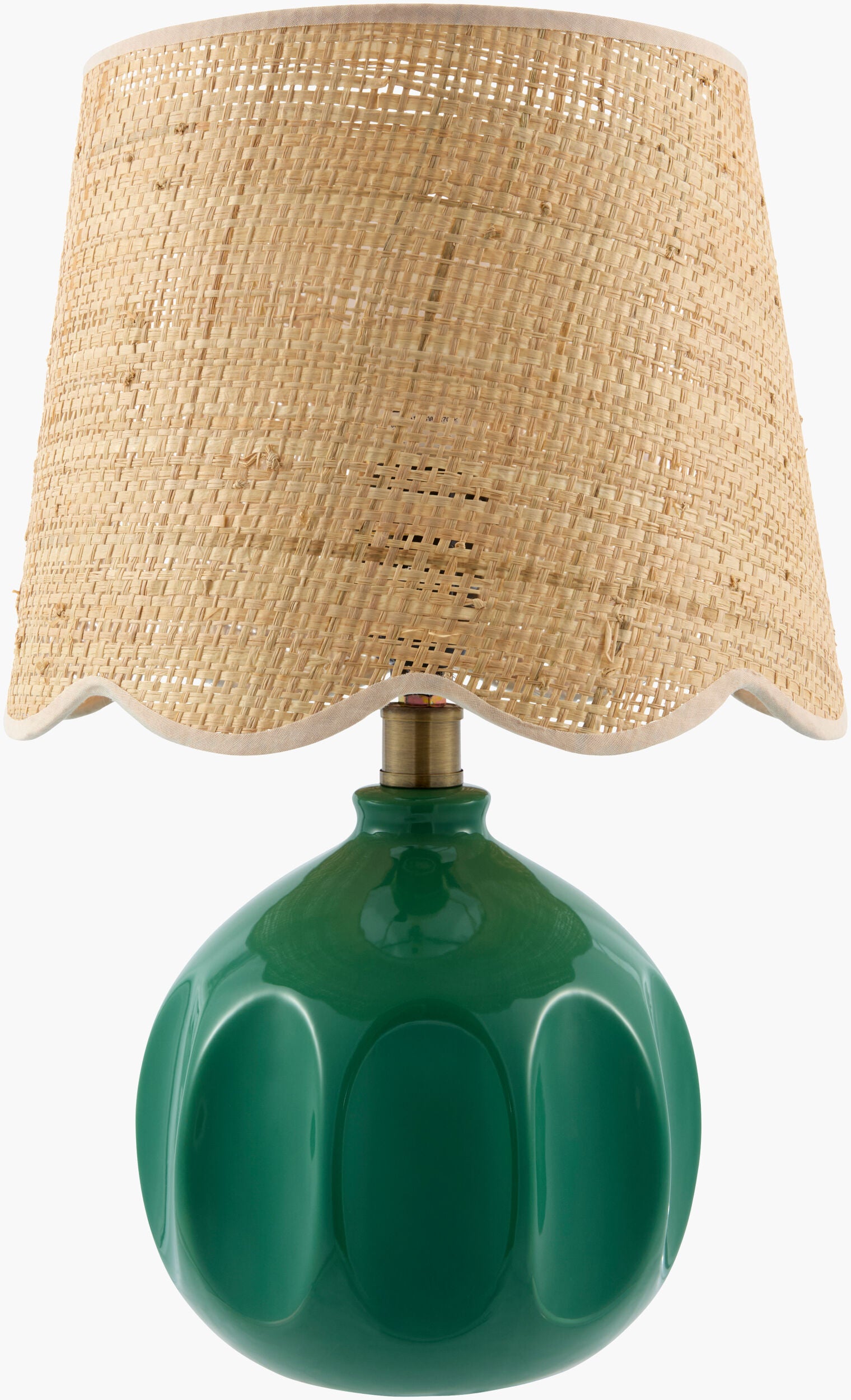 Bellune Accent Table Lamp — Green