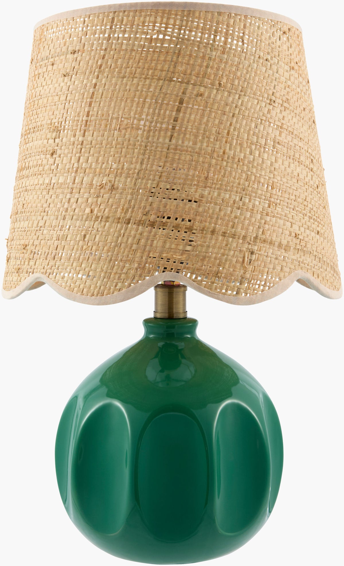 Bellune Accent Table Lamp — Green