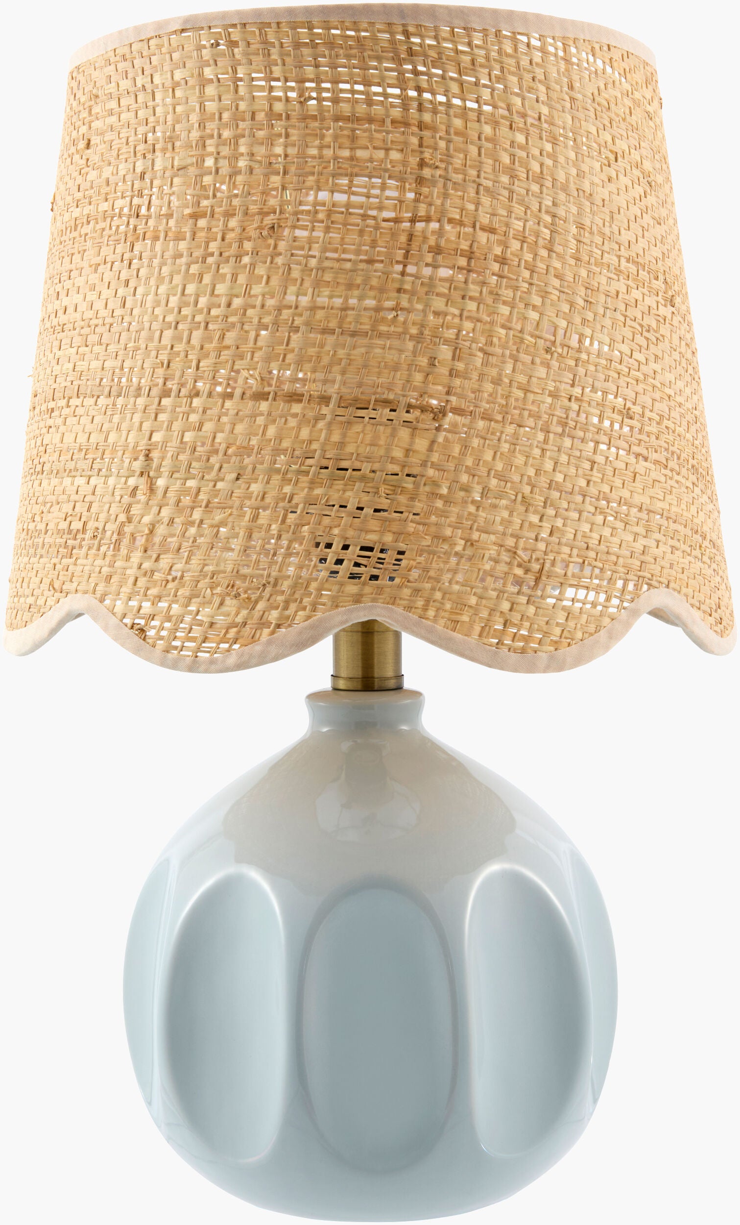 Bellune Accent Table Lamp — Aqua