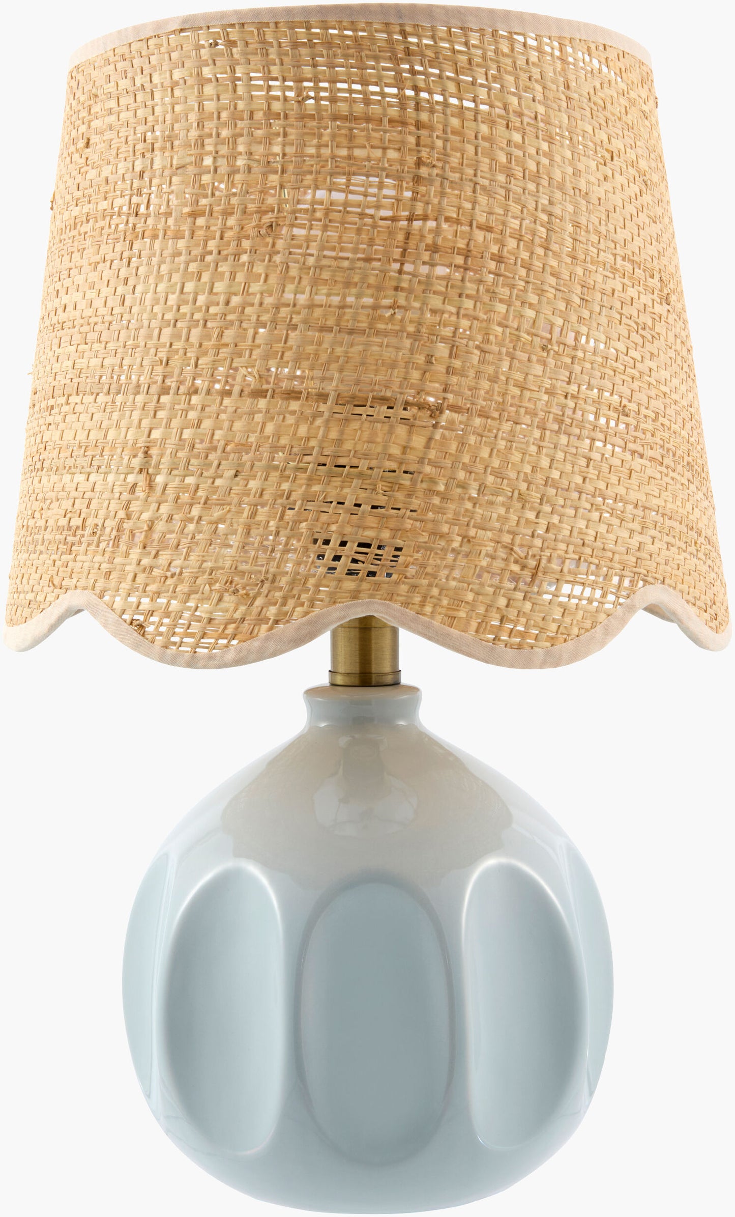 Bellune Accent Table Lamp — Aqua
