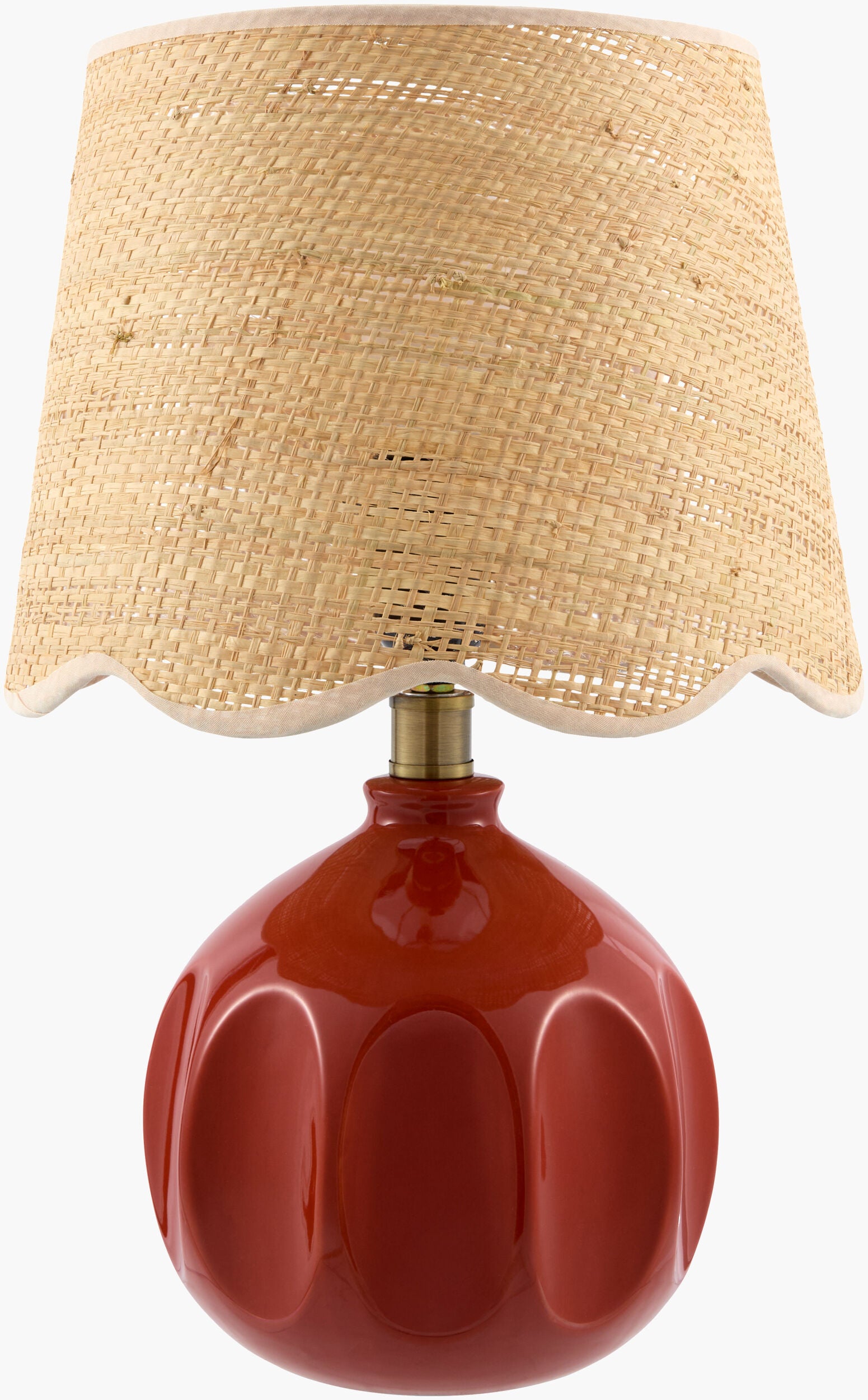 Bellune Accent Table Lamp — Brick