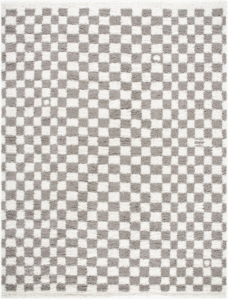 Birmingham Machine Woven Rug — Gray/Ivory