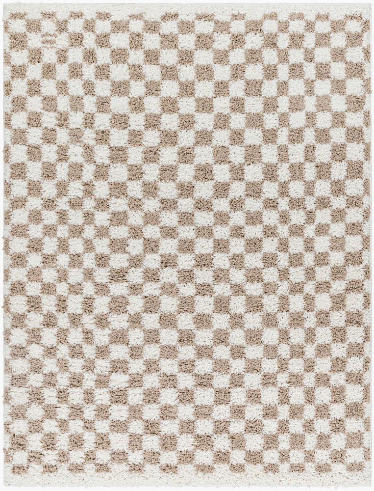 Birmingham Machine Woven Rug — Ivory/Tan