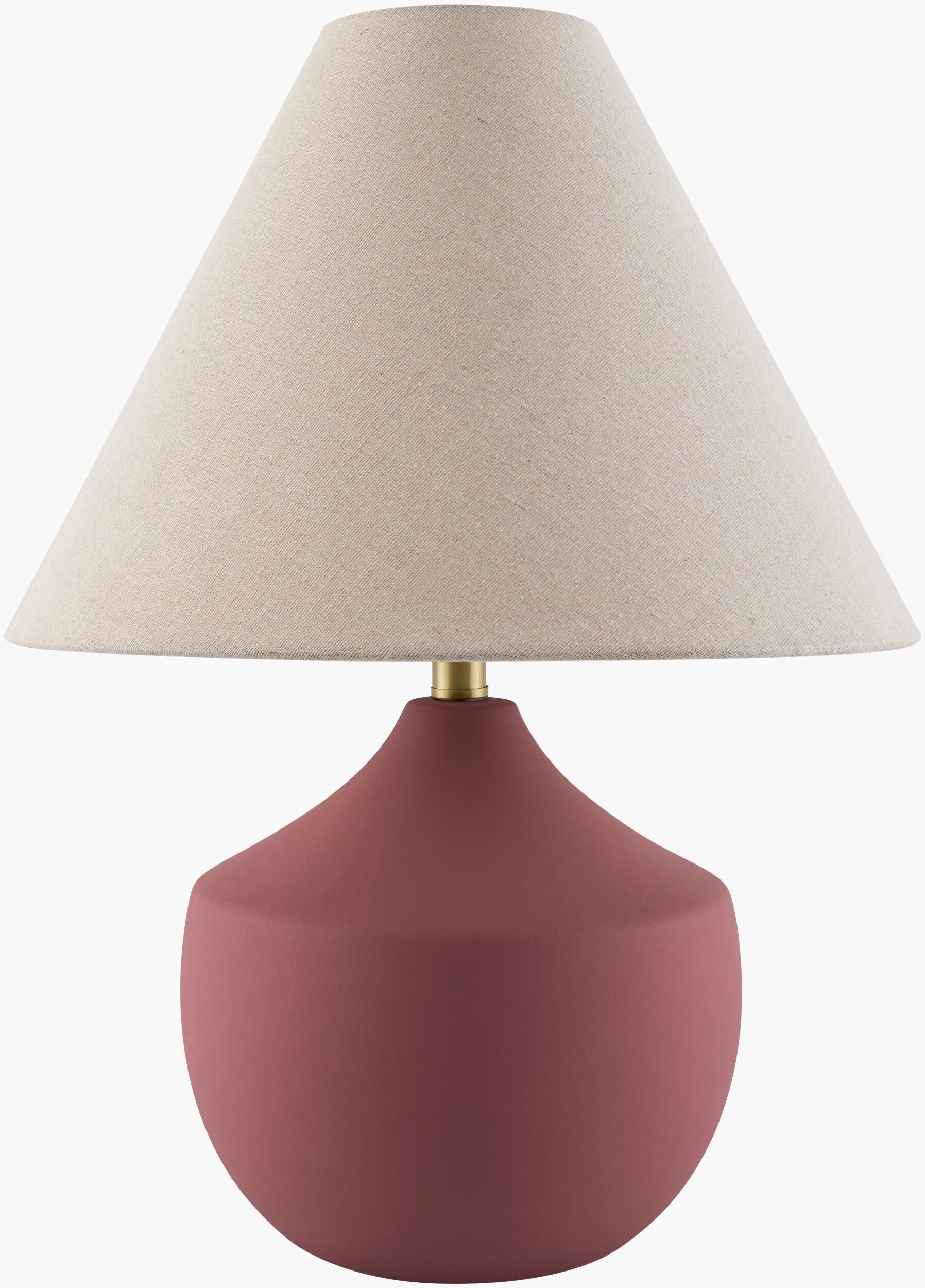 Benson Accent Table Lamp — Brick