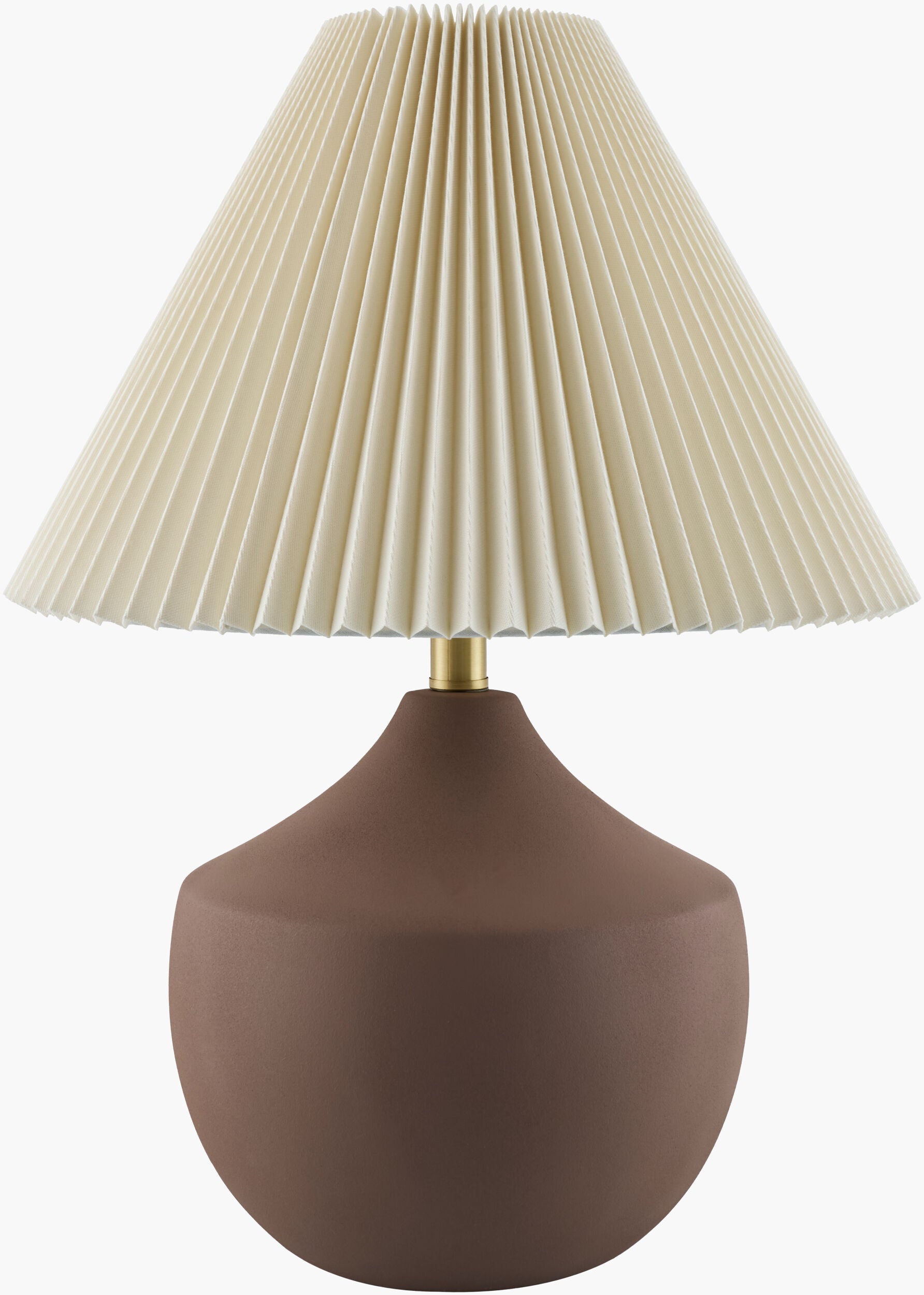 Benson Accent Table Lamp — Brown