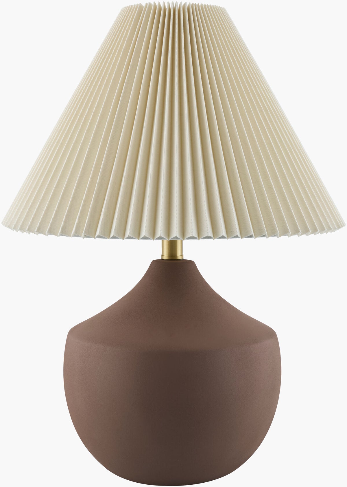 Benson Accent Table Lamp — Brown