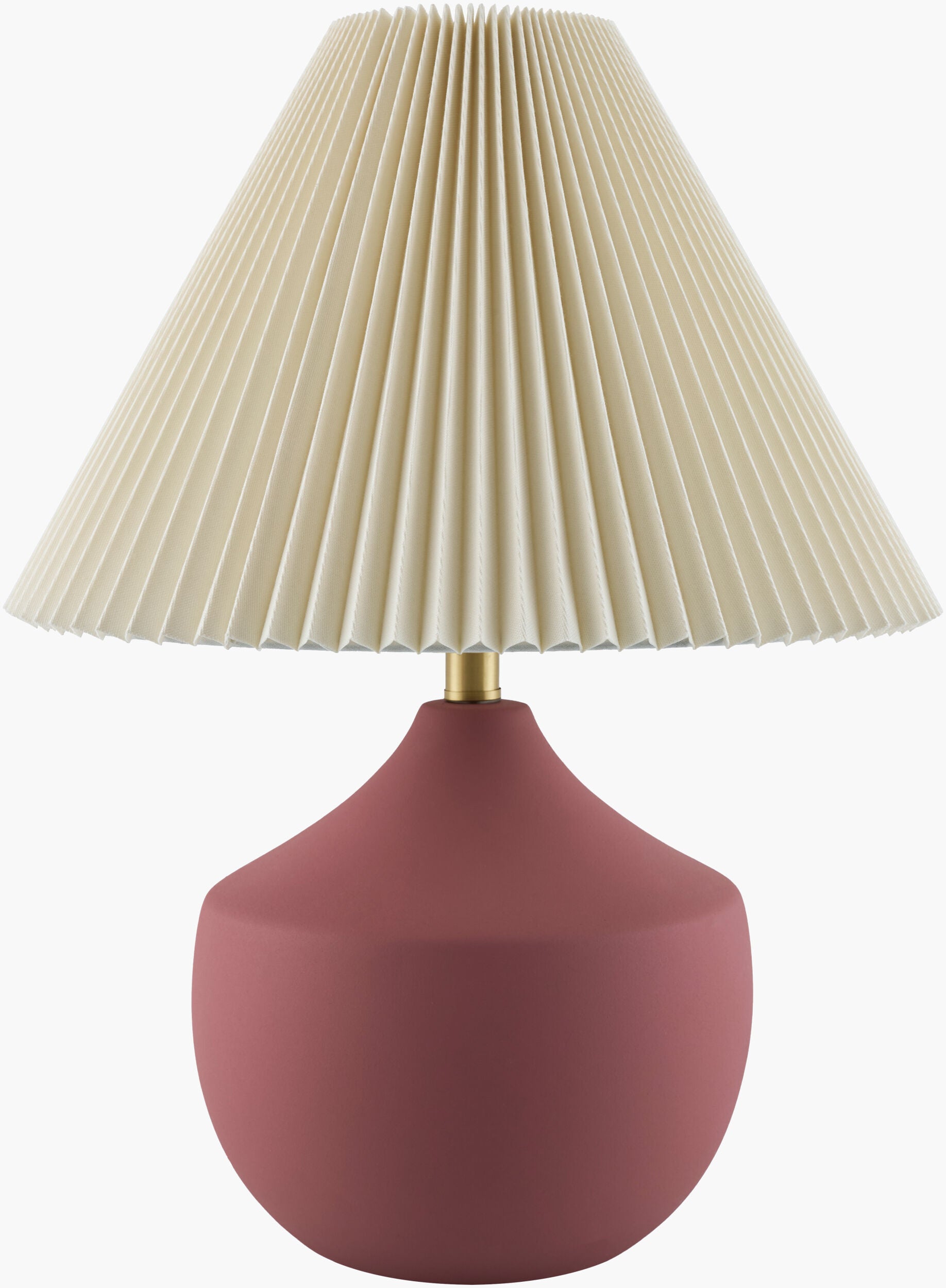 Benson Accent Table Lamp — Brick