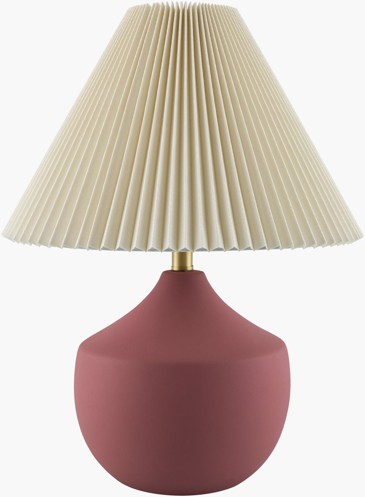 Benson Accent Table Lamp — Brick