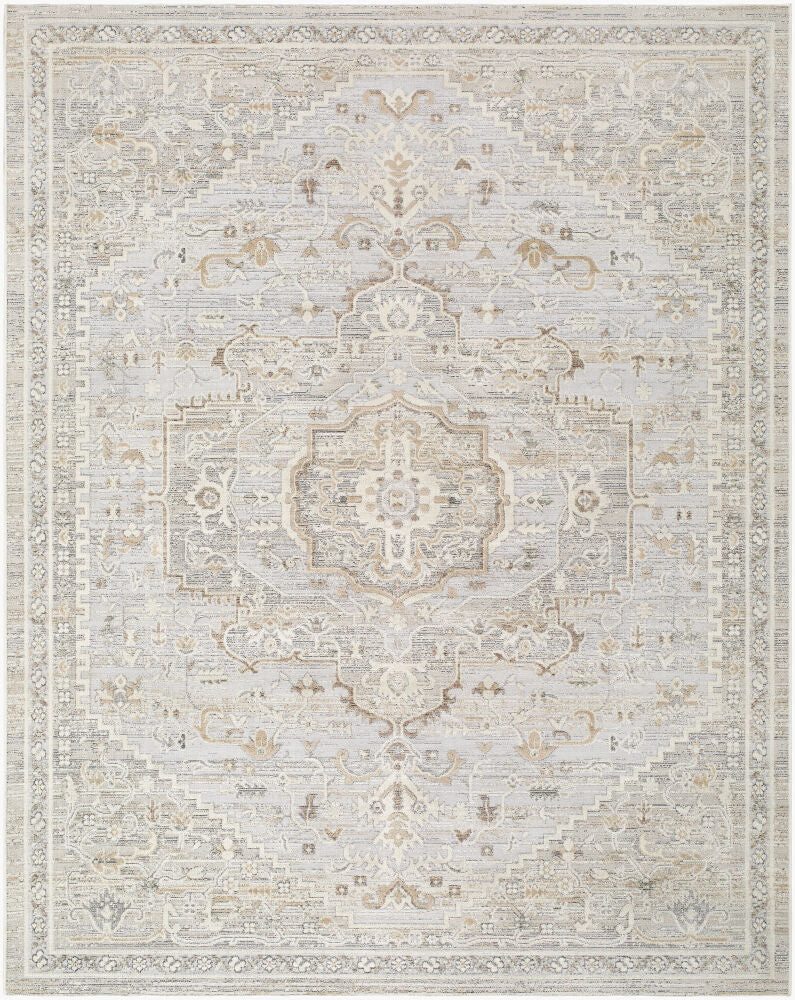 Carmela Machine Woven Rug — Beige/Dusty Sage