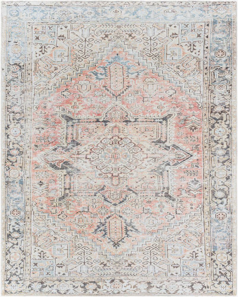 Darling Machine Woven Rug — Cream/Dark Brown