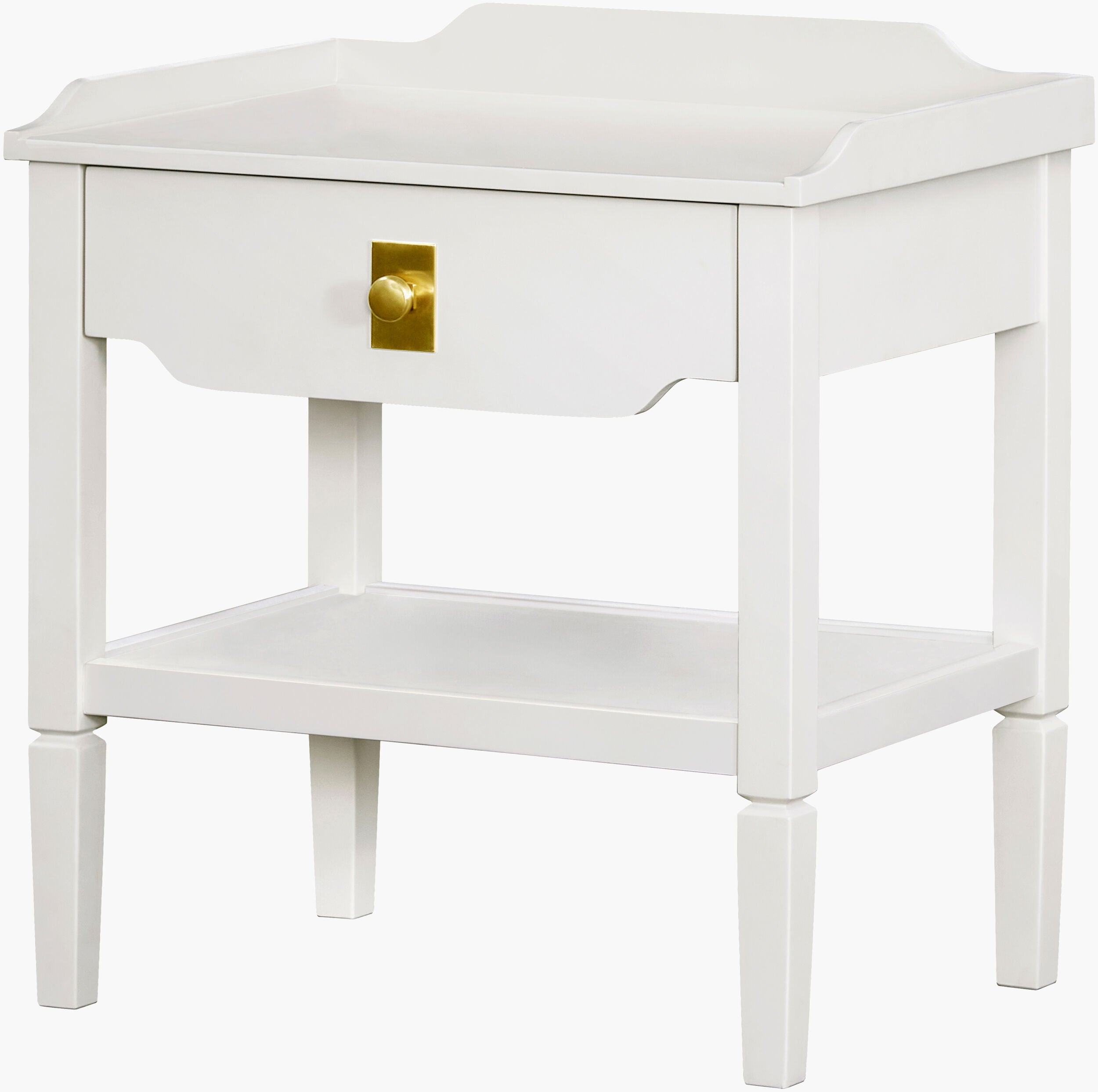 Doheny End Table — White