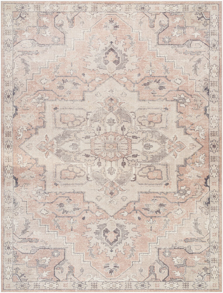Elle Machine Woven Rug — Charcoal/Gray