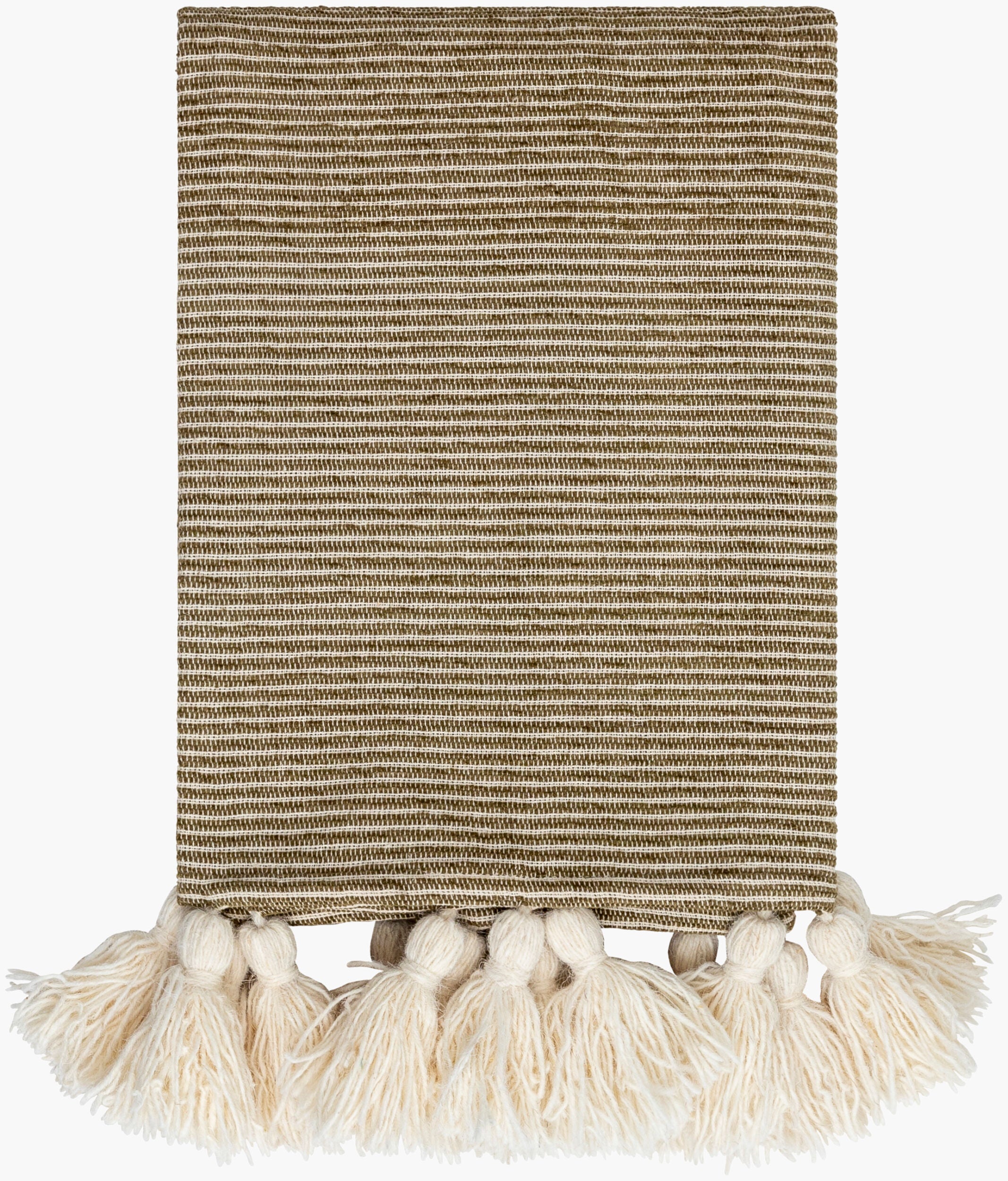 Kapri Throw — Cream/Olive
