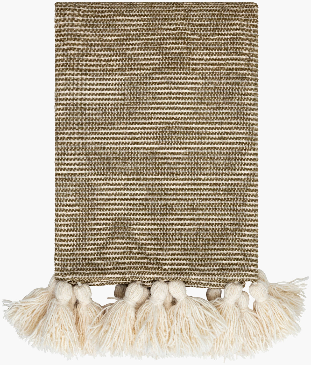 Kapri Throw — Cream/Olive