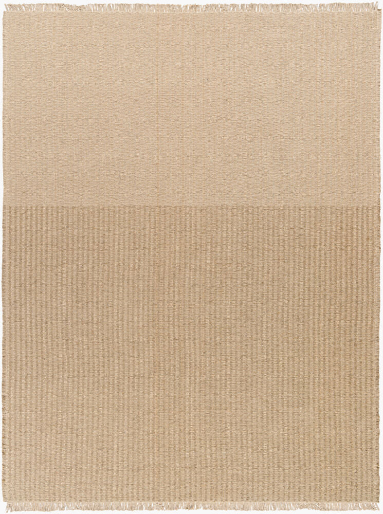 Kimi Machine Woven Rug — Light Brown