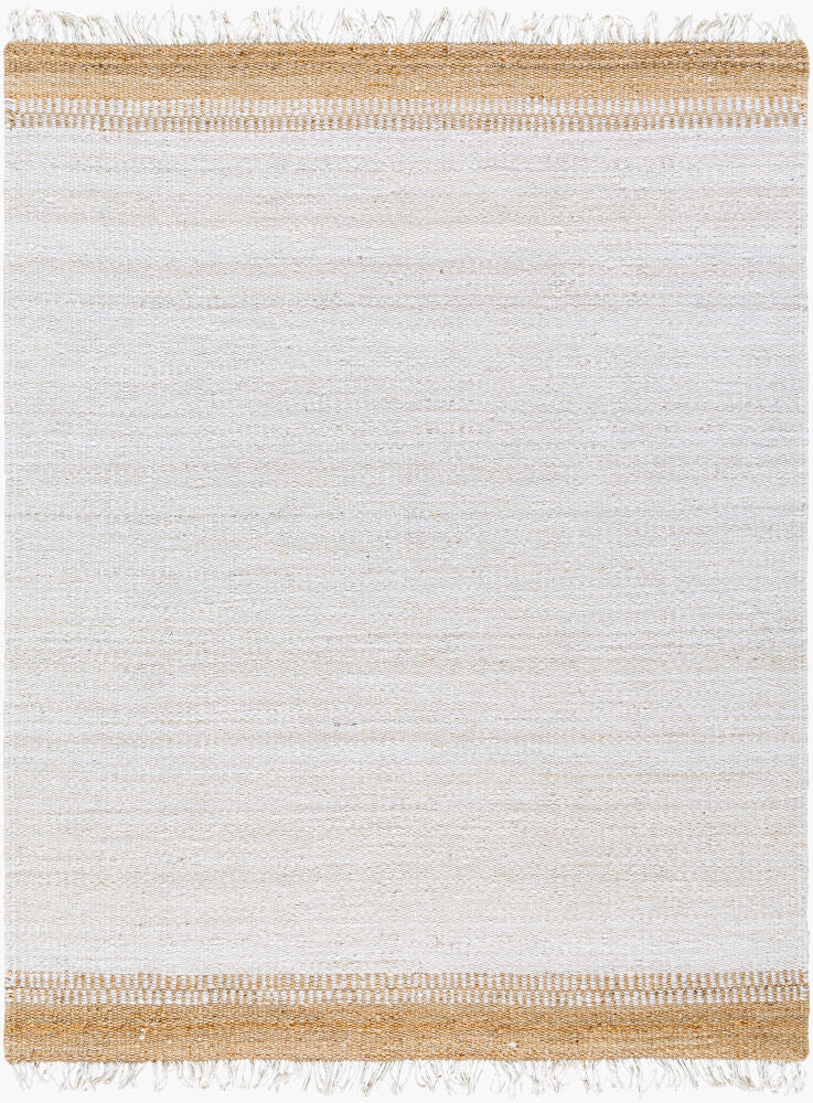 Kamey Handmade Rug — Ivory/Tan
