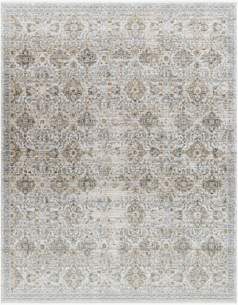 Margaret Machine Woven Rug — Black/Blue
