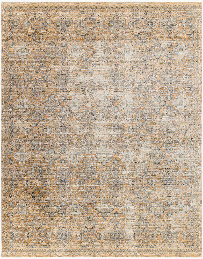Margaret Machine Woven Rug — Black/Brown