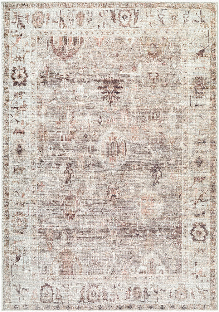 Marlene Machine Woven Rug — Camel/Charcoal