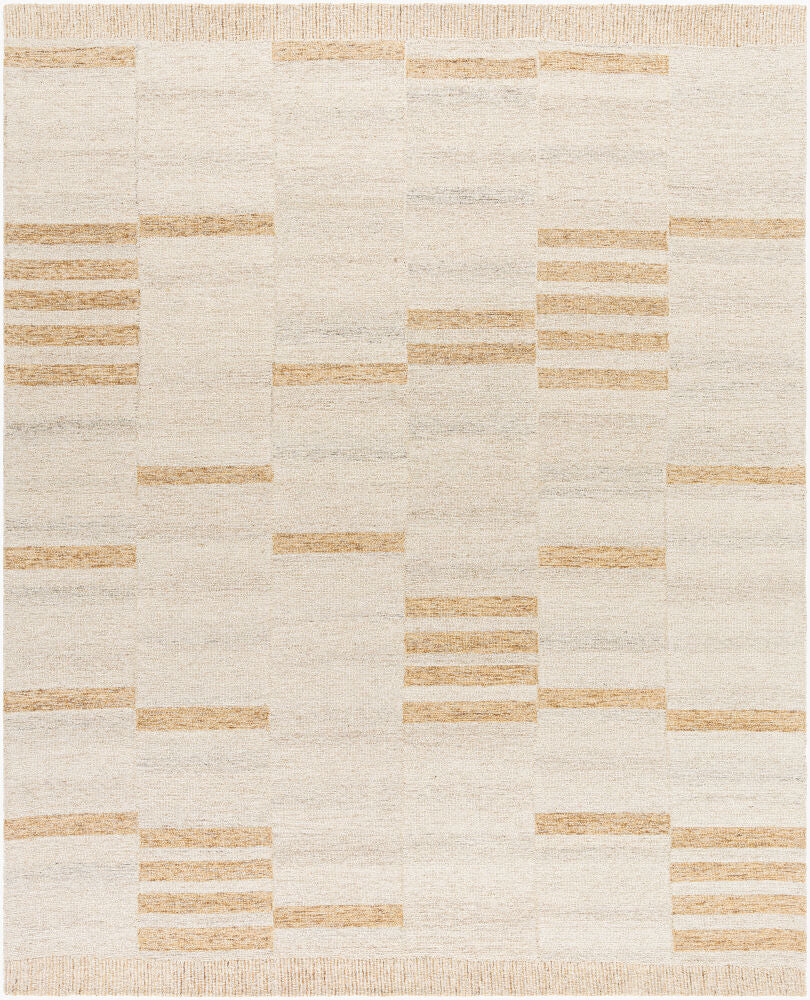 Max Handmade Rug — Charcoal/Ivory