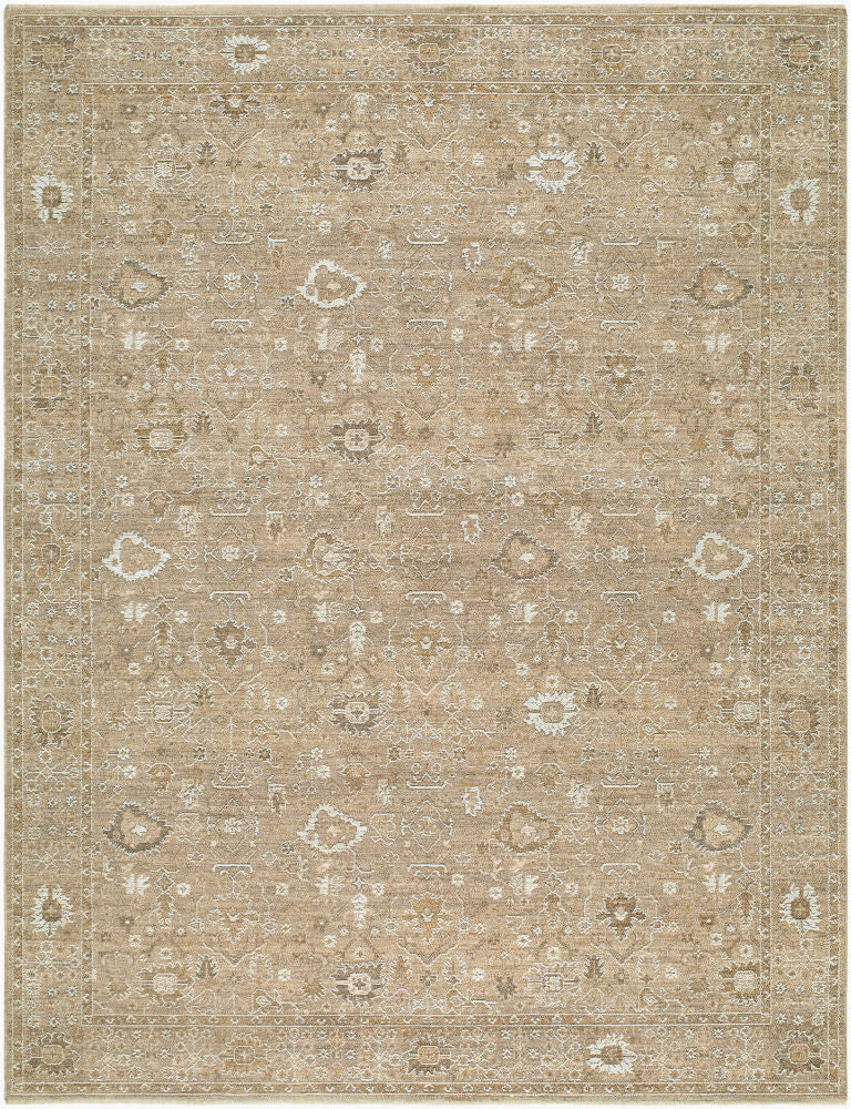 Penny Machine Woven Rug — Ivory/Medium Gray