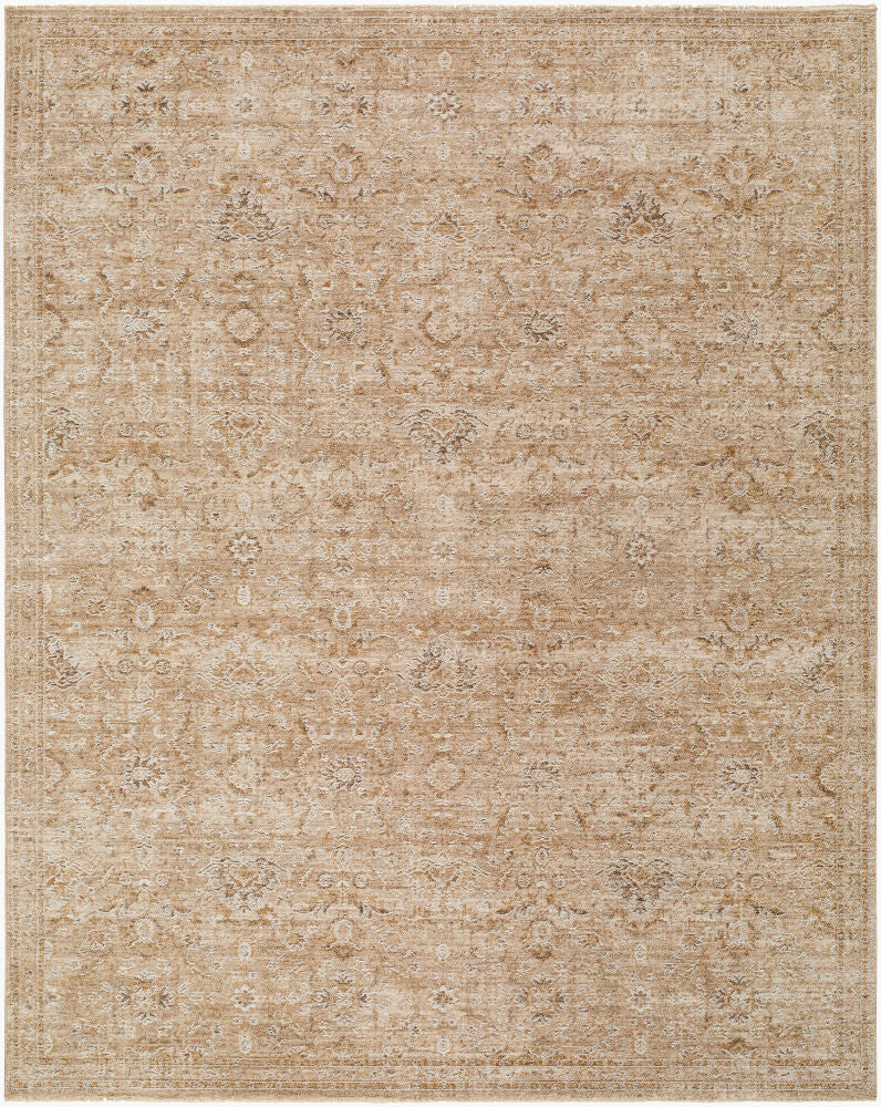 Penny Machine Woven Rug — Brown/Ivory