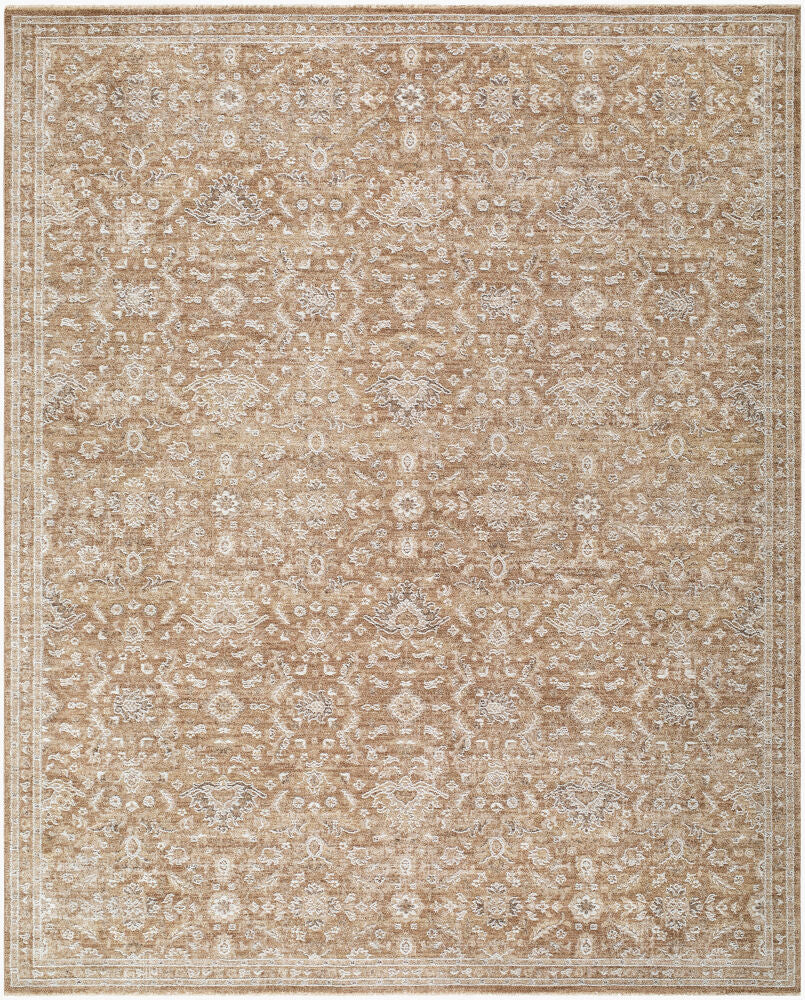 Penny Machine Woven Rug — Ivory/Mustard