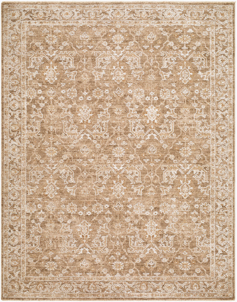 Penny Machine Woven Rug — Ivory/Mustard