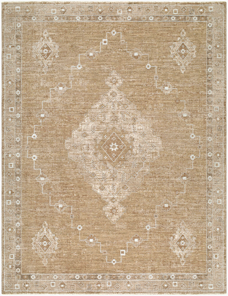 Penny Machine Woven Rug — Ivory/Medium Gray