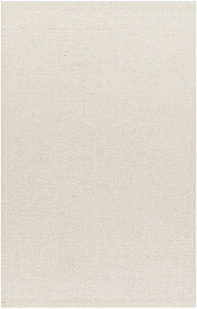 Birdie Machine Woven Rug — Denim/Ivory