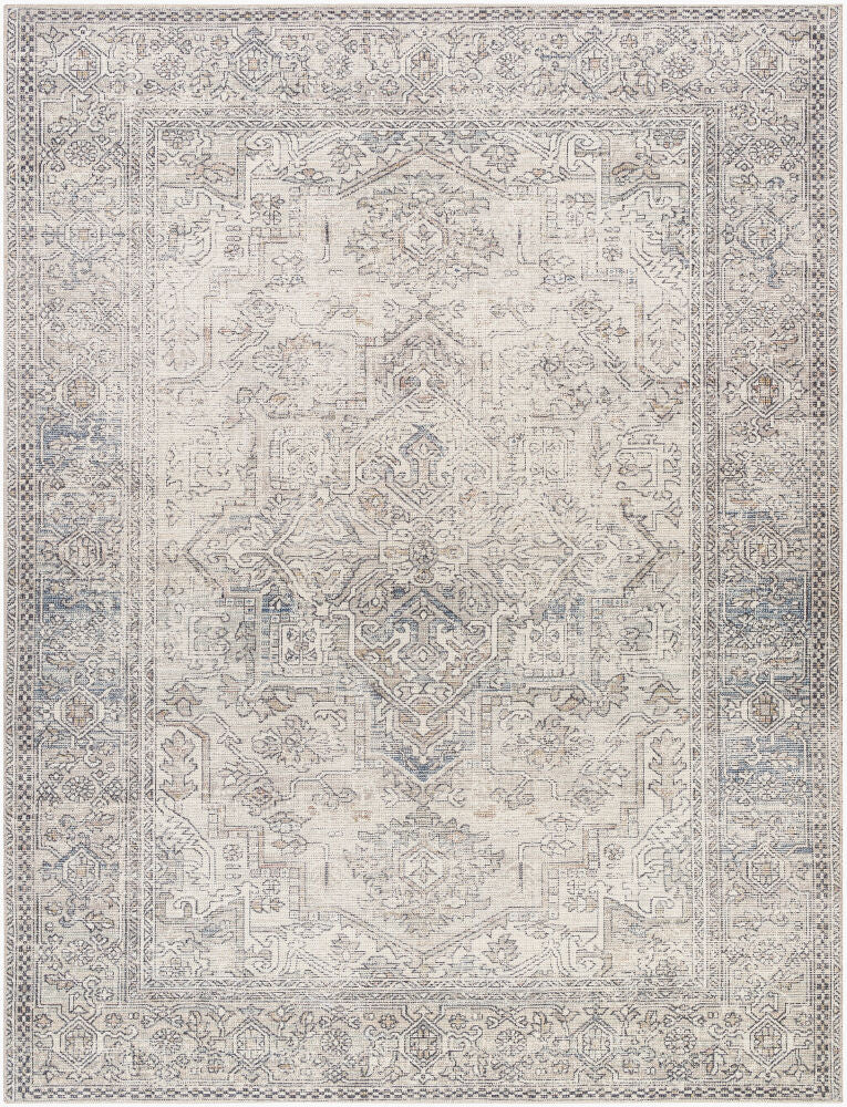 Margot Machine Woven Rug — Brown/Charcoal