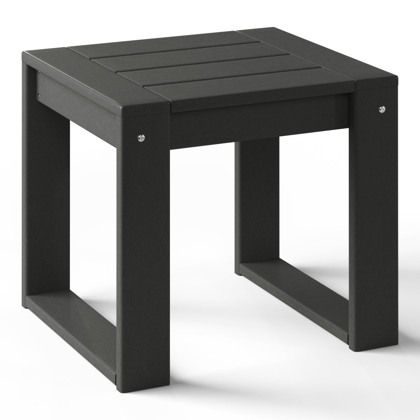 Signature All-Weather Outdoor Patio Side Table (17" Wide) Gray Seahawk Designs Patio Side Tables