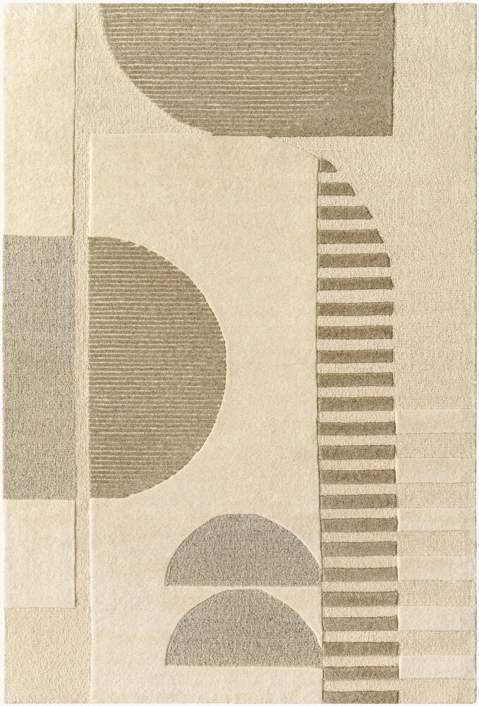 Brooklyn Handmade Rug — Cream/Seafoam
