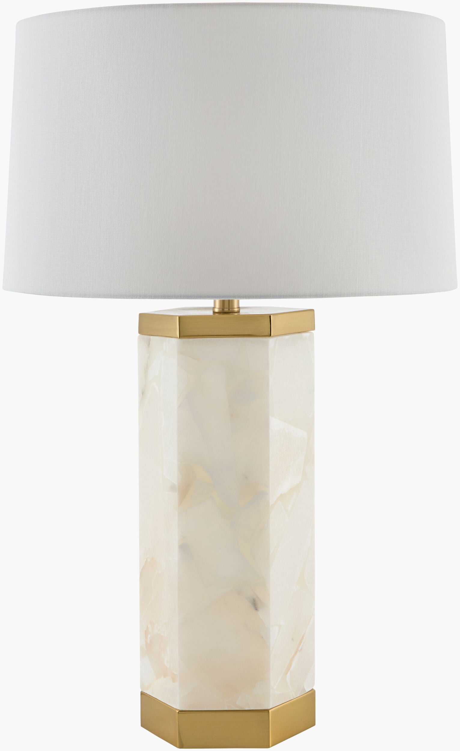 Brivana Accent Table Lamp — White