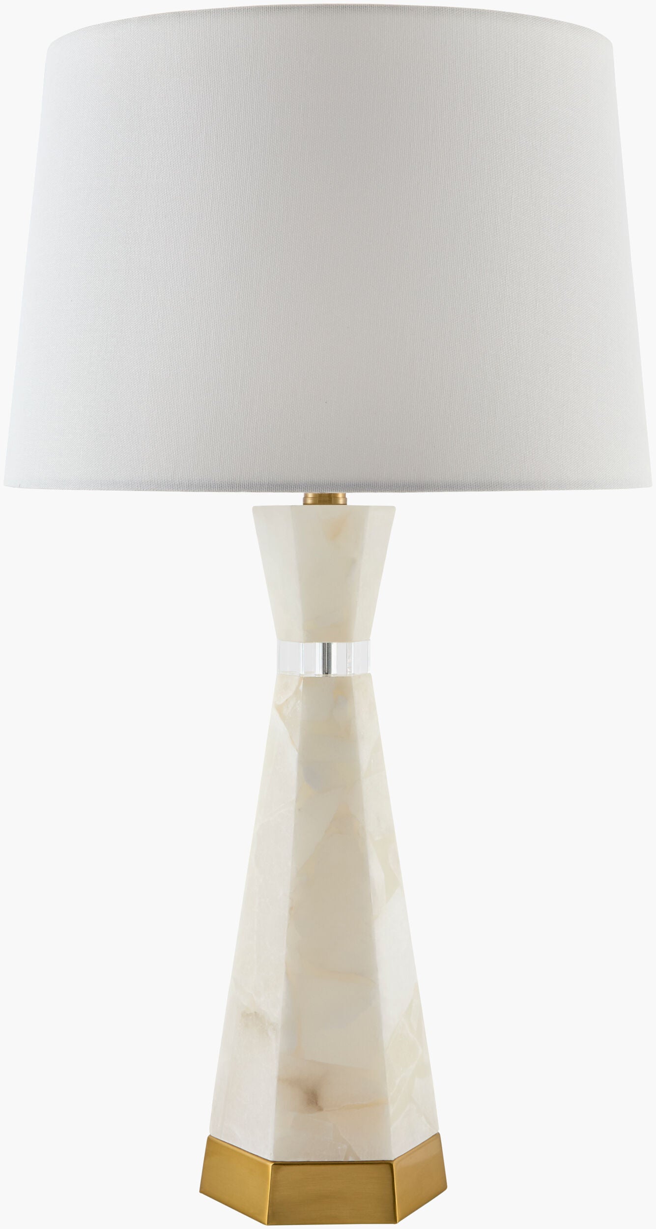 Brivana Accent Table Lamp — White