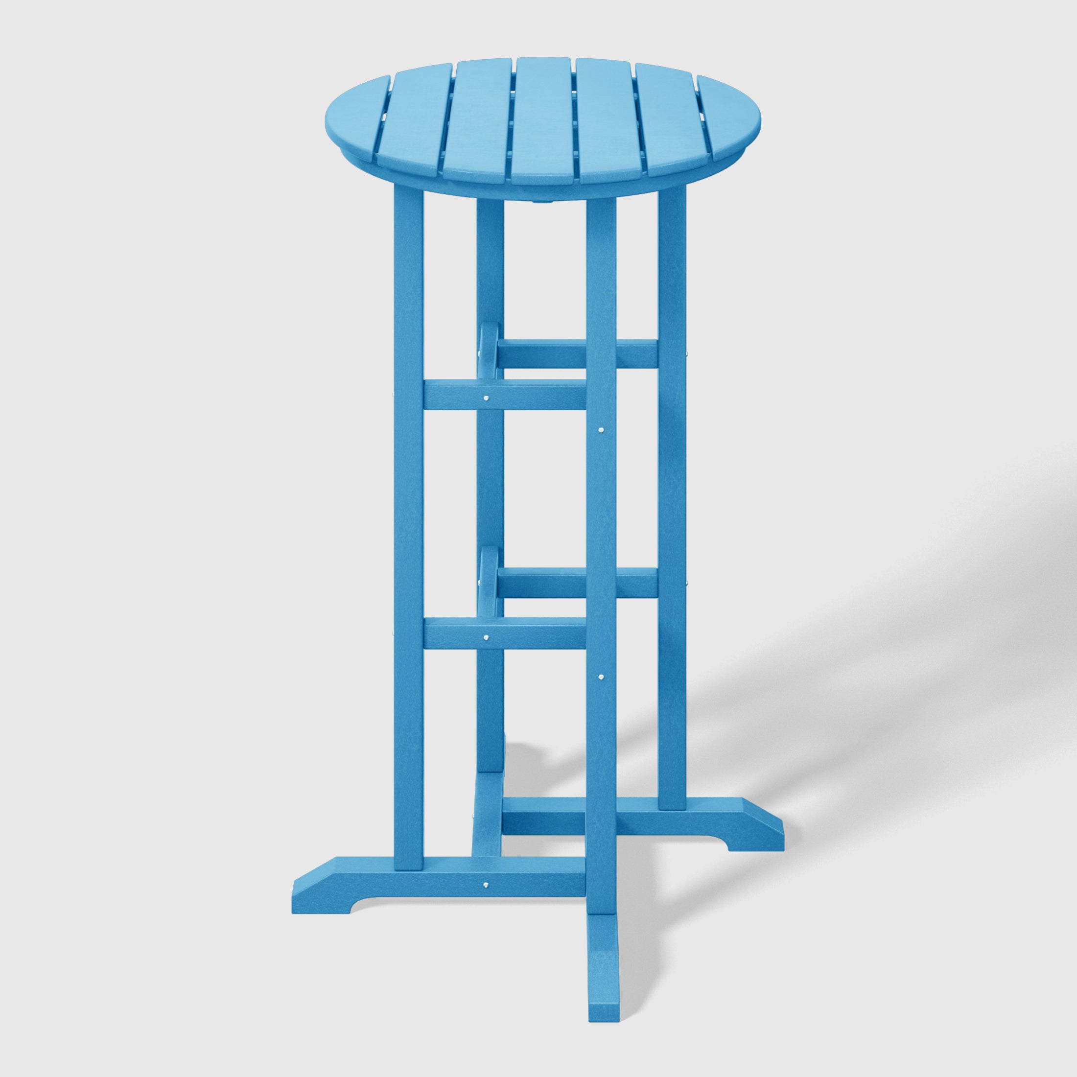 Stockholm All-Weather Outdoor Round Bar Bistro Table (42" Height) Seahawk Designs Patio Bar Tables