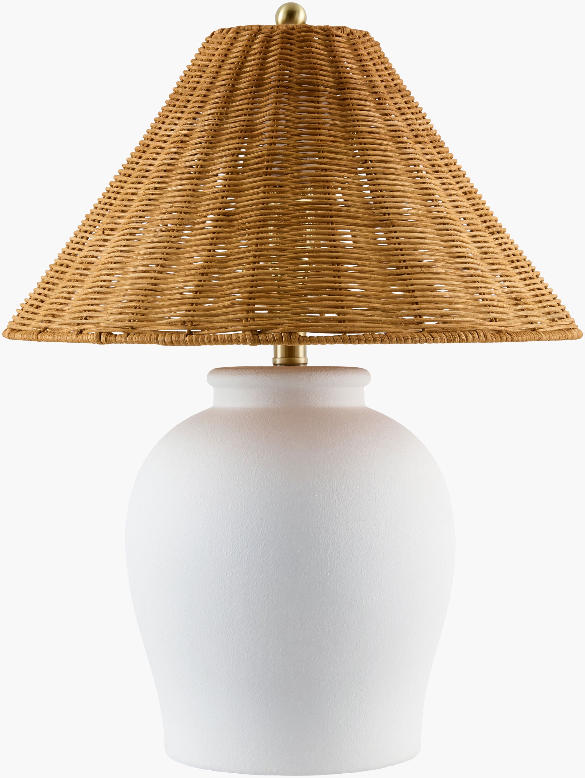 Besson Accent Table Lamp — White