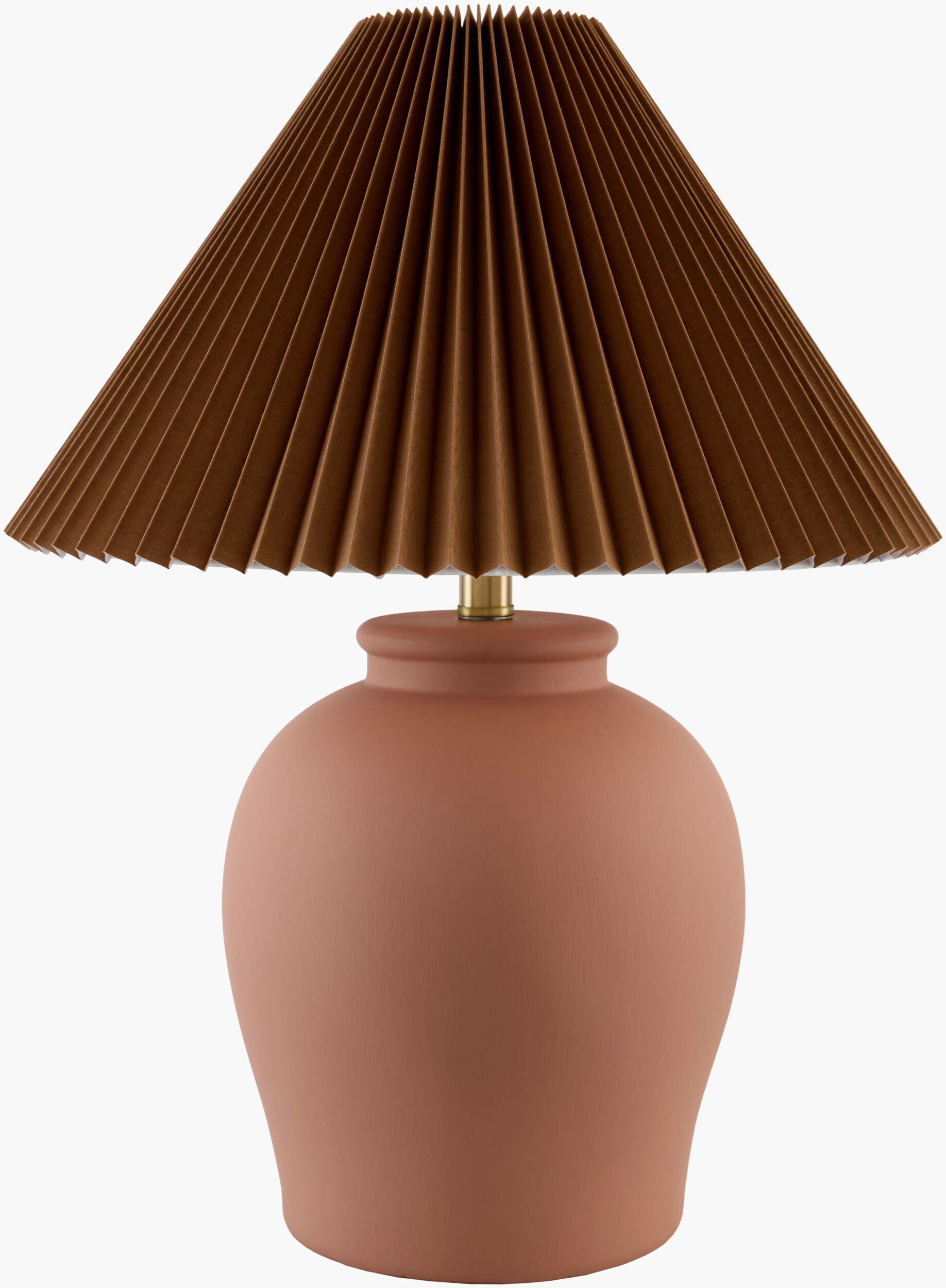 Besson Accent Table Lamp — Terracotta