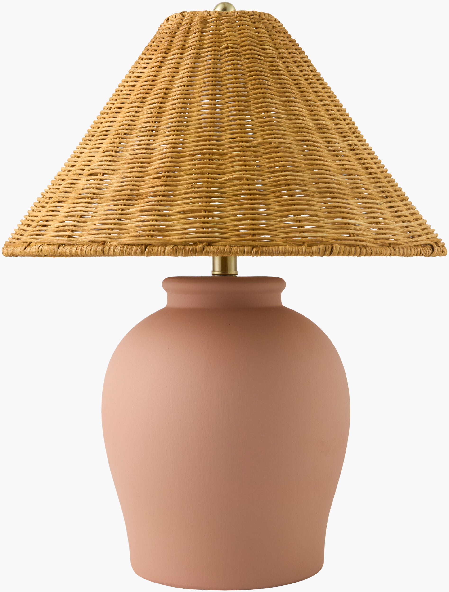 Besson Accent Table Lamp — Terracotta