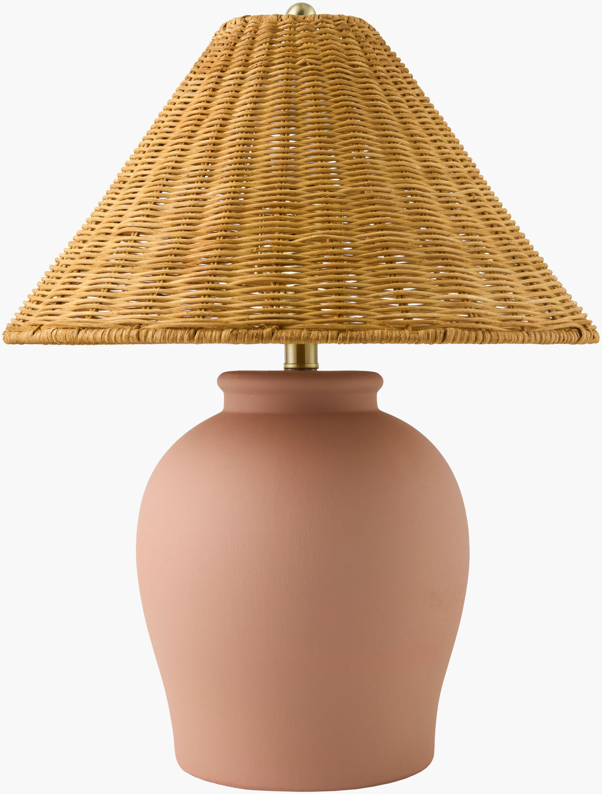 Besson Accent Table Lamp — Terracotta