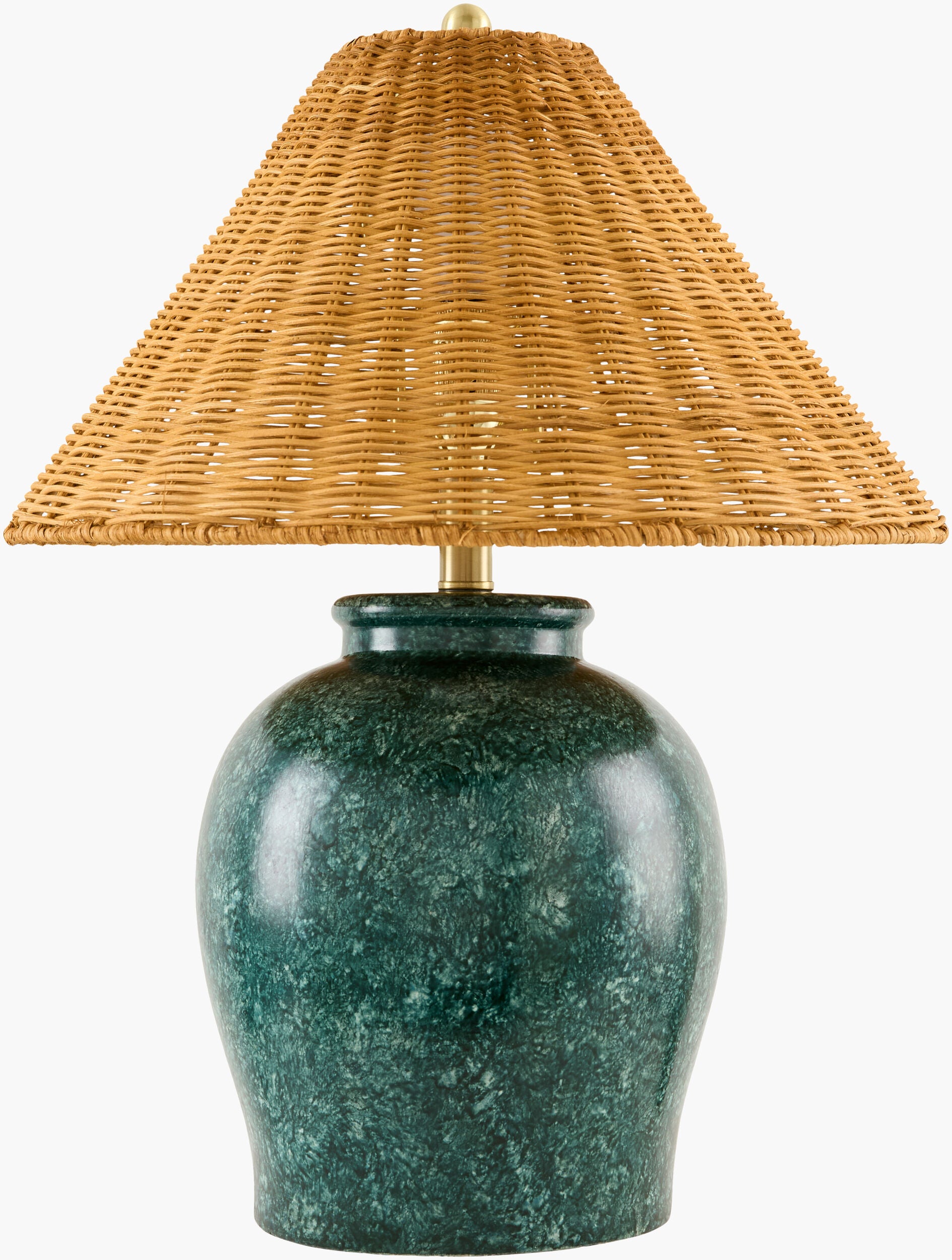 Besson Accent Table Lamp — Emerald