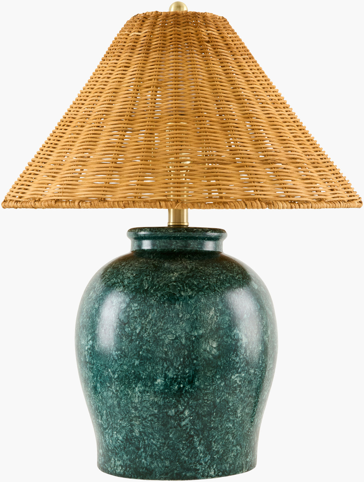 Besson Accent Table Lamp — Emerald