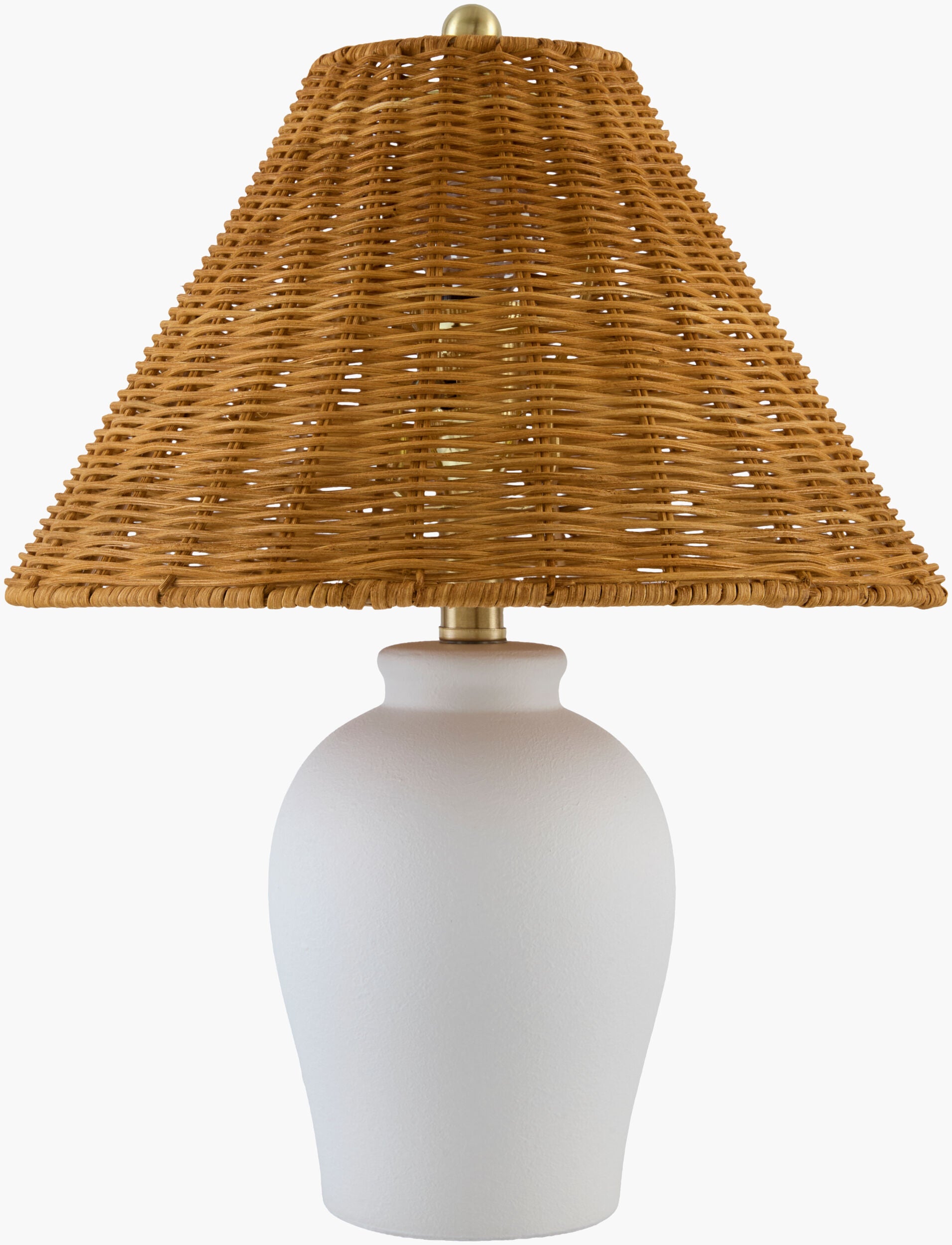 Besson Accent Table Lamp — White