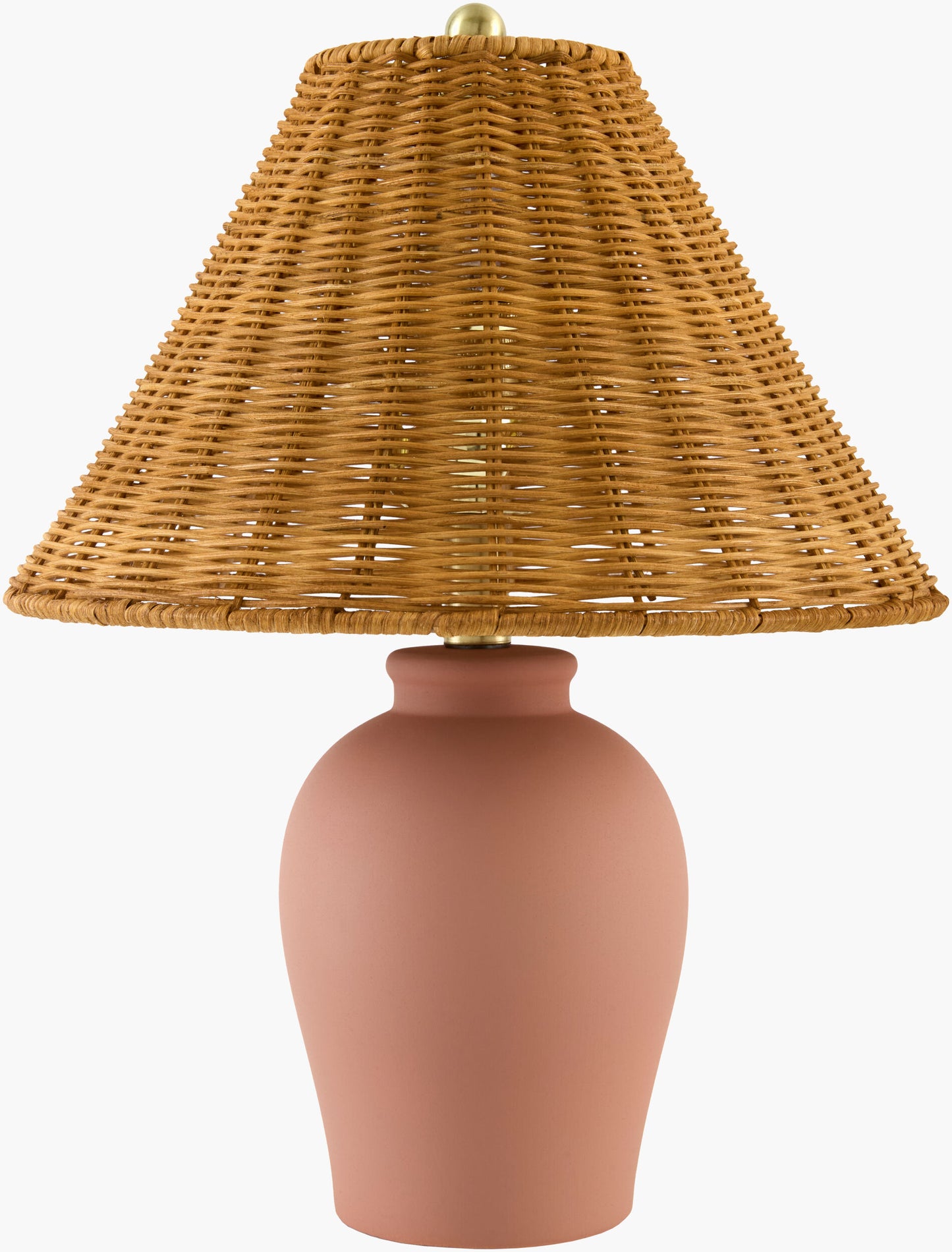 Besson Accent Table Lamp — Terracotta