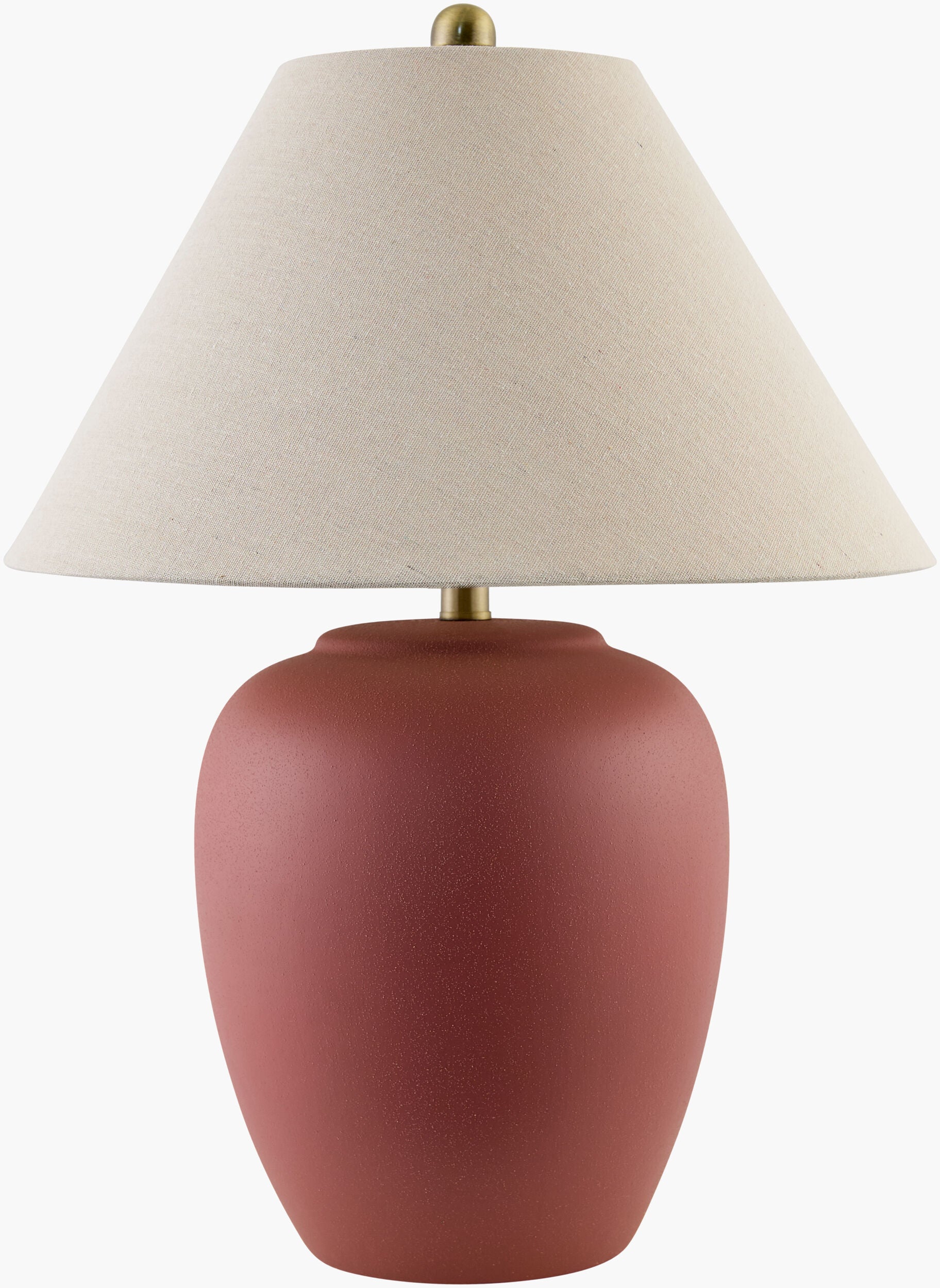 Bastille Accent Table Lamp — Brick