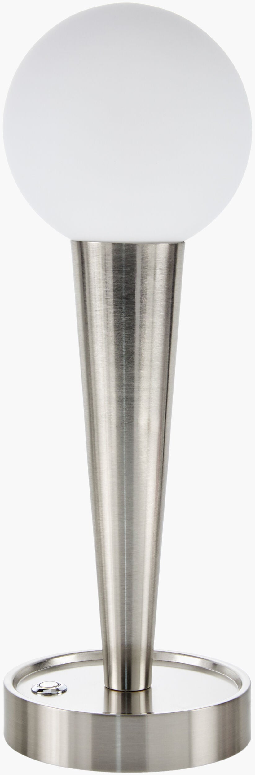 Bruna Accent Table Lamp — Metallic - Nickel